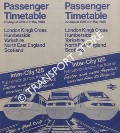 Passenger Timetables - London King's Cross, Humberside, Yorkshire, North East England, Scotland, 20 August 1979 to 11 May 1980 by British Railways